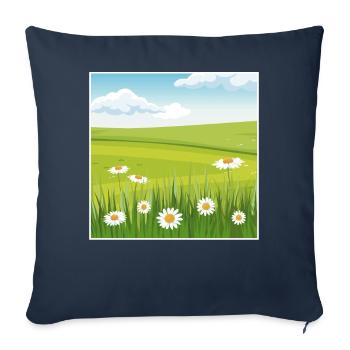 Bloomcore Flower - Sofakissenbezug 45 x 45 cm - Navy - Vorne