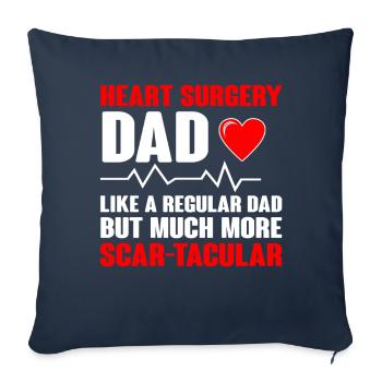 Operation Heart Gift - Sofa pillowcase 17,3'' x 17,3'' (45 x 45 cm) - navy - Front