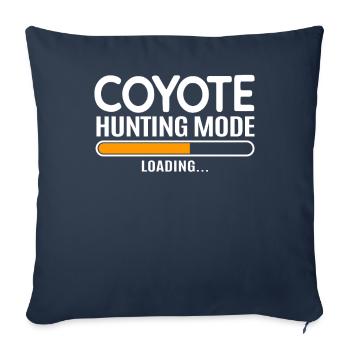 Coyote Hunting Coyote Hunting Gift - Sofa pillowcase 17,3'' x 17,3'' (45 x 45 cm) - navy - Front