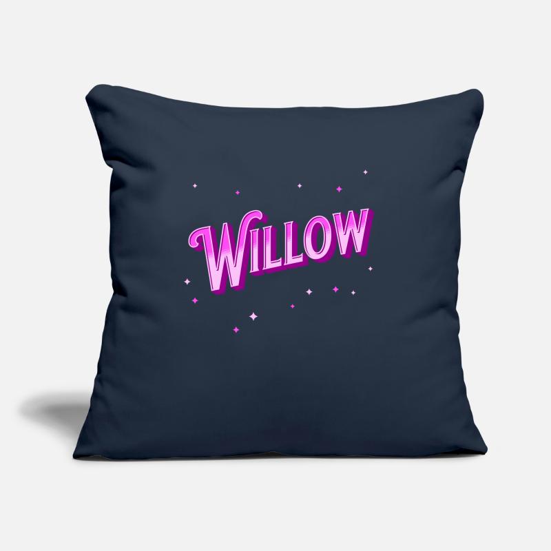 Willow name personalized Sofa pillowcase 17,3'' x 17,3'' (45 x 45 cm)