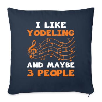 Yodel - Sofa pillowcase 17,3'' x 17,3'' (45 x 45 cm) - navy - Front