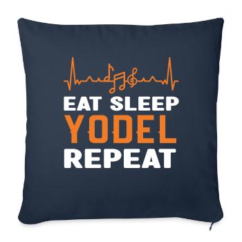 Yodel - Sofa pillowcase 17,3'' x 17,3'' (45 x 45 cm) - navy - Front