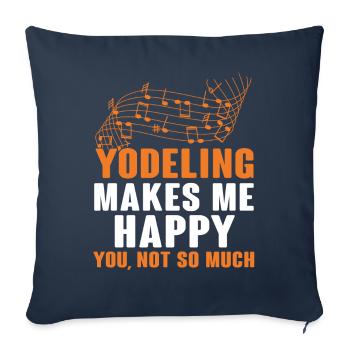 Yodel - Sofa pillowcase 17,3'' x 17,3'' (45 x 45 cm) - navy - Front