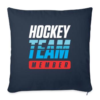 Hockey Team - Sofakissenbezug 45 x 45 cm - Navy - Vorne