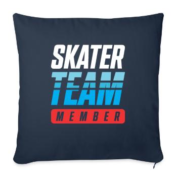 Skater Team - Sofa pillowcase 17,3'' x 17,3'' (45 x 45 cm) - navy - Front
