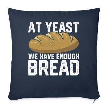 Funny bread baker - Sofa pillowcase 17,3'' x 17,3'' (45 x 45 cm) - navy - Front