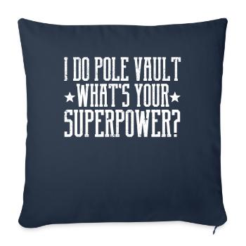 Fun Pole Vault Pole Vault - Sofa pillowcase 17,3'' x 17,3'' (45 x 45 cm) - navy - Front