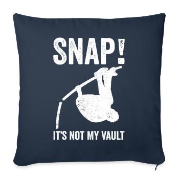 Fun Pole Vault Pole Vault - Sofa pillowcase 17,3'' x 17,3'' (45 x 45 cm) - navy - Front