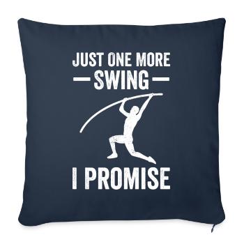 Fun Pole Vault Pole Vault - Sofa pillowcase 17,3'' x 17,3'' (45 x 45 cm) - navy - Front