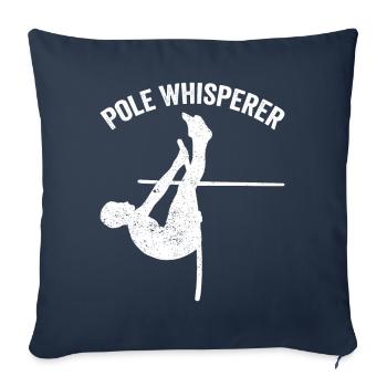 Fun Pole Vault Pole Vault - Sofa pillowcase 17,3'' x 17,3'' (45 x 45 cm) - navy - Front