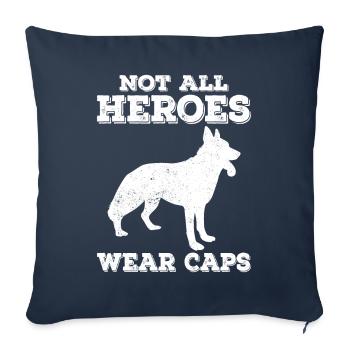 Polizeibeamter Polizeihund - Sofakissenbezug 45 x 45 cm - Navy - Vorne