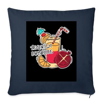 Tequila Sunrise - Sofakissenbezug 45 x 45 cm - Navy - Vorne