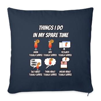 Tequila Sunrise - Sofakissenbezug 45 x 45 cm - Navy - Vorne
