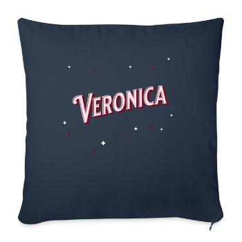 Veronica Namen personalisiert - Sofakissenbezug 45 x 45 cm - Navy - Vorne