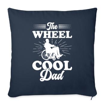 Funny Spinal Cord Injury Wheelchair Cross-Section - Sofa pillowcase 17,3'' x 17,3'' (45 x 45 cm) - navy - Front
