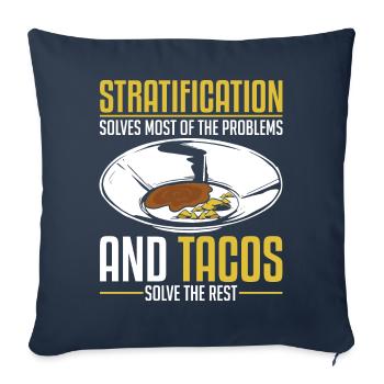 Funny Gold Panners Gold Seekers Gold Diggers Excavators - Sofa pillowcase 17,3'' x 17,3'' (45 x 45 cm) - navy - Front