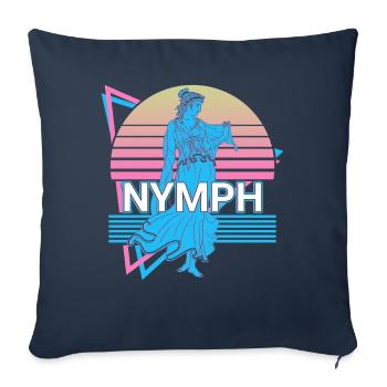 Nymph Ancient Greek Greek mythology Nature - Sofa pillowcase 17,3'' x 17,3'' (45 x 45 cm) - navy - Front