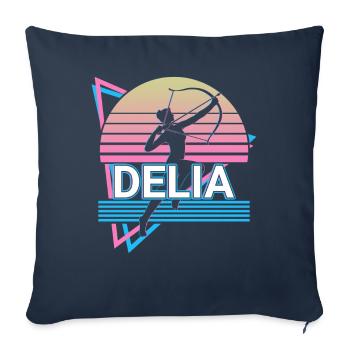 Delia Goddess Ancient Greek Greek Mytholo - Sofa pillowcase 17,3'' x 17,3'' (45 x 45 cm) - navy - Front