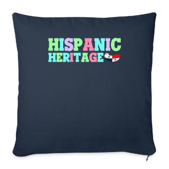 Hispanic Heritage Vintage Latin America Gift - Sofa pillowcase 17,3'' x 17,3'' (45 x 45 cm) - navy - Front
