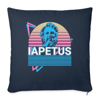 Iapetus Greek god Ancient Greek myth - Sofa pillowcase 17,3'' x 17,3'' (45 x 45 cm) - navy - Front