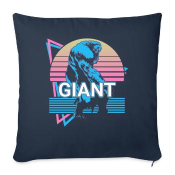 Giant mythical creature Ancient Greek myth - Sofa pillowcase 17,3'' x 17,3'' (45 x 45 cm) - navy - Front