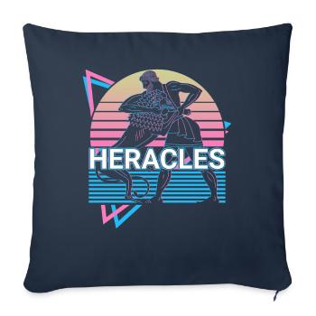 Herakles Herkules Antike griechische Mythologie Re - Sofakissenbezug 45 x 45 cm - Navy - Vorne