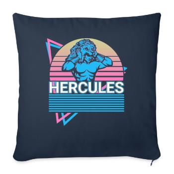 Herkules Antike Altgriechische Mythologie Retro - Sofakissenbezug 45 x 45 cm - Navy - Vorne
