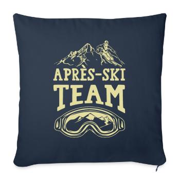 Après Ski Team - Sofa pillowcase 17,3'' x 17,3'' (45 x 45 cm) - navy - Front
