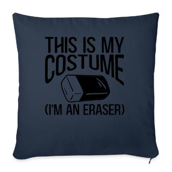 Eraser Costume Gift - Sofa pillowcase 17,3'' x 17,3'' (45 x 45 cm) - navy - Front