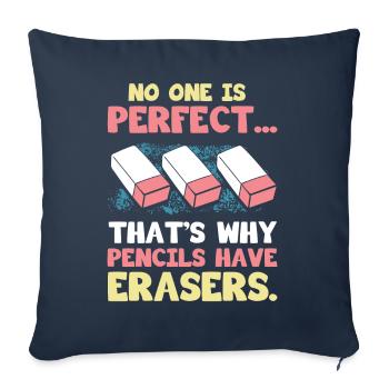 Eraser Costume Gift - Sofa pillowcase 17,3'' x 17,3'' (45 x 45 cm) - navy - Front