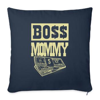 Boss Mommy - Sofakissenbezug 45 x 45 cm - Navy - Vorne
