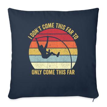 Fun Pole Vault Pole Vault - Sofa pillowcase 17,3'' x 17,3'' (45 x 45 cm) - navy - Front