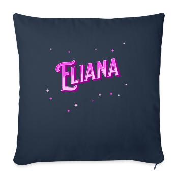 Eliana Namen personalisiert - Sofakissenbezug 45 x 45 cm - Navy - Vorne