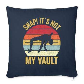 Fun Pole Vault Pole Vault - Sofa pillowcase 17,3'' x 17,3'' (45 x 45 cm) - navy - Front