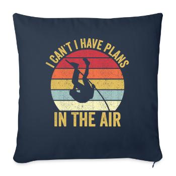 Fun Pole Vault Pole Vault - Sofa pillowcase 17,3'' x 17,3'' (45 x 45 cm) - navy - Front