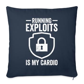 Cybersecurity Computersicherheit Cybersecurity - Sofakissenbezug 45 x 45 cm - Navy - Vorne