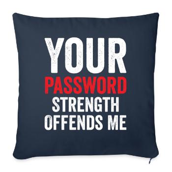 Cybersecurity Computersicherheit Cybersecurity - Sofakissenbezug 45 x 45 cm - Navy - Vorne