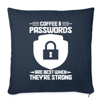 Cybersecurity Computersicherheit Cybersecurity - Sofakissenbezug 45 x 45 cm - Navy - Vorne