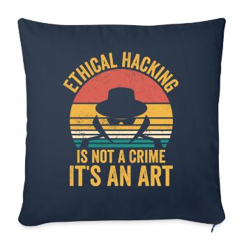 Cybersecurity Computersicherheit Cybersecurity - Sofakissenbezug 45 x 45 cm - Navy - Vorne