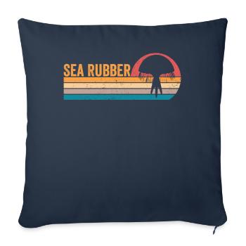 Funny Jellyfish Sea Gum Retro - Sofa pillowcase 17,3'' x 17,3'' (45 x 45 cm) - navy - Front