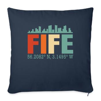 Fife UK England - Sofakissenbezug 45 x 45 cm - Navy - Vorne