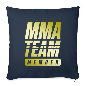 Mma Team - Sofa pillowcase 17,3'' x 17,3'' (45 x 45 cm) - navy - Front