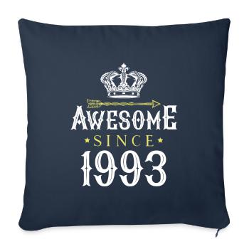1993 awesome since - Sofakissenbezug 45 x 45 cm - Navy - Vorne