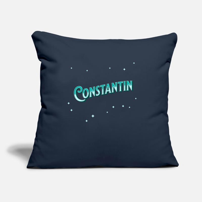 Constantin name personalized Sofa pillowcase 17,3'' x 17,3'' (45 x 45 cm)