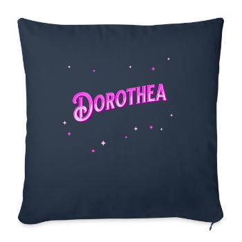 Dorothea Namen personalisiert - Sofakissenbezug 45 x 45 cm - Navy - Vorne