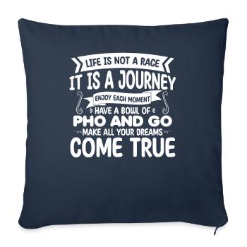 Pho Vietnamese Food Southeast Asia Gift - Sofa pillowcase 17,3'' x 17,3'' (45 x 45 cm) - navy - Front