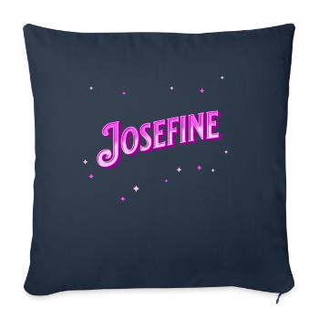 Josefine Namen personalisiert - Sofakissenbezug 45 x 45 cm - Navy - Vorne