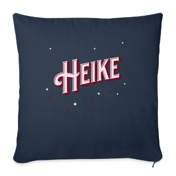 Heike Namen personalized - Sofa pillowcase 17,3'' x 17,3'' (45 x 45 cm) - navy - Front