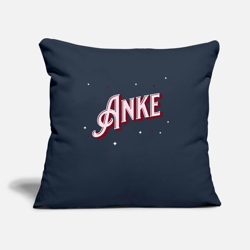 Anke name personalized Sofa pillowcase 17,3'' x 17,3'' (45 x 45 cm)