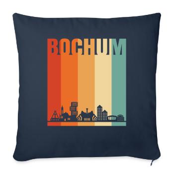 Bochum - Sofakissenbezug 45 x 45 cm - Navy - Vorne